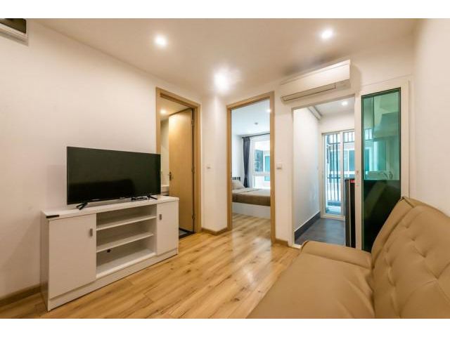 รหัสทรัพย์ B4570 ให้เช่า BUDGET CONDO ติวานนท์ (ห้องสวยตกแต่งครบ พร้อมเฟอร์และเครื่องใช้ไฟฟ้า)