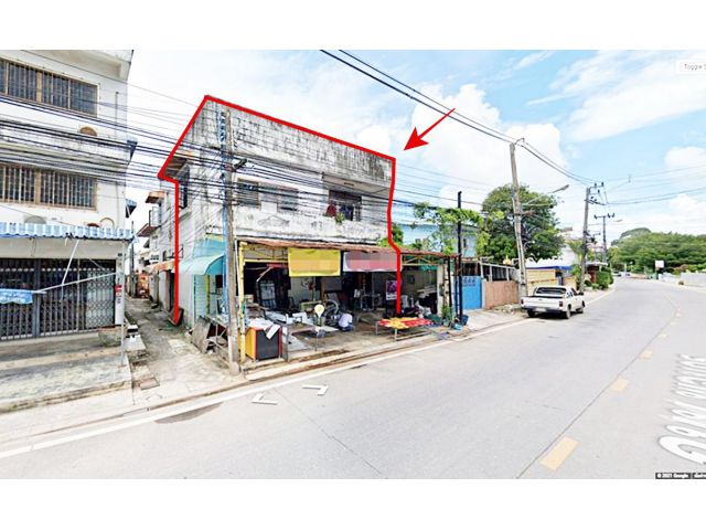 ขายอาคารพาณิชย์ 2 ชั้น (2 คูหา) เนื้อที่ 34 ตร.ว. ต.ท่าประดู่ อ.เมืองระยอง