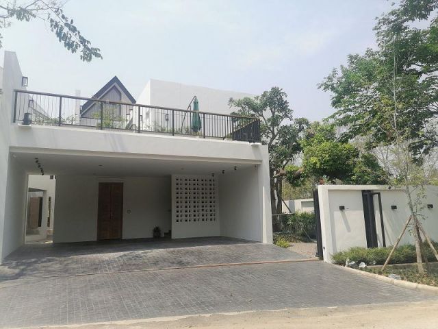ขายบ้านหางดง ในโครงการหมู่บ้านวังตาล #บ้านสร้างใหม่ พร้อมสระว่ายน้ำ เนื้อที่ 152 ตร.ว. พื้นที่ใช้สอย 550 ตร.ม. ราคา 24.5