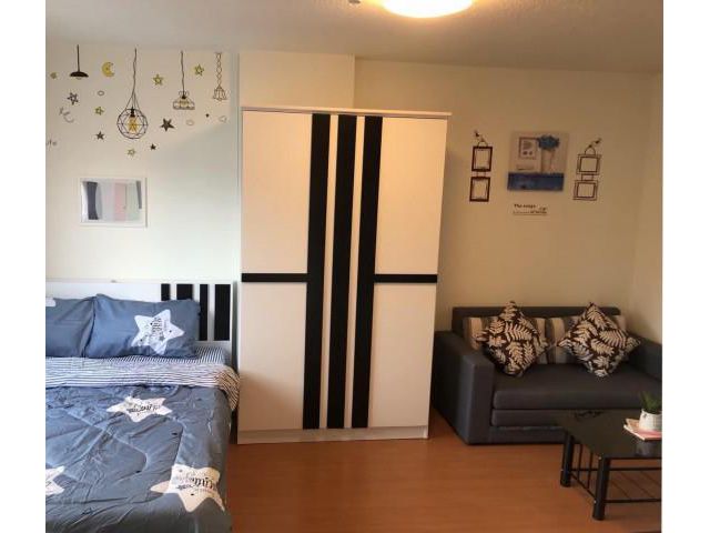 Code.A4647 คอนโดลุมพินีร่มเกล้า-สุวรรณภูมิห้องสวย คอนโดลุมพินีร่มเกล้า-สุวรรณภูมิ ขนาด 22 ตรม. ตึกB1