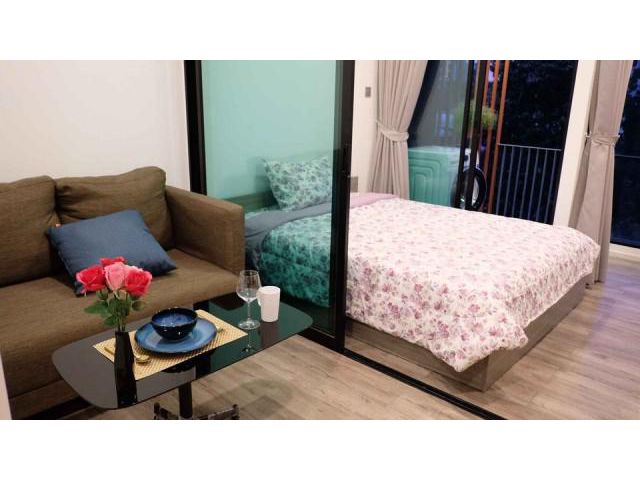 Code.A4637 Brown condo Ratchada 32 ห้องสวย รายละเอียด ปล่อยเช่า Brown condo Ratchada 32, ชั้น 4, 1Be