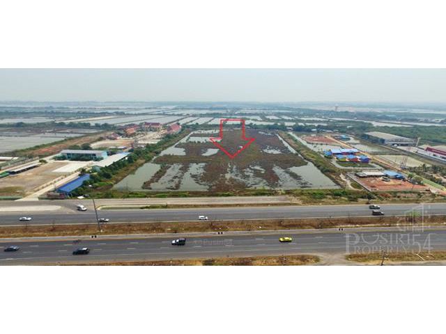 ขายที่ดิน 132.5 ไร่ ติดกับถนนพระราม 2 ขา ออก กม.60 หน้ากว้างถึงใจ 155 เมตร ราคาสุดพิเศษเพียง 6,250/ตารางวา – ขายที่ดินสม