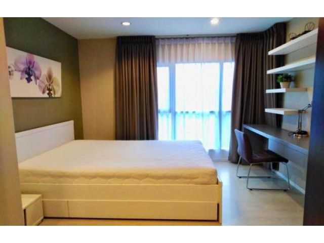 เช่าคอนโด แอสปาย พระราม 9 ASPIRE RAMA 9 ขนาด 49.50 ตรม ชั้น 3 มี 2 ห้องนอน 1 ห้องน้ำ ห้องริม ระเบียง
