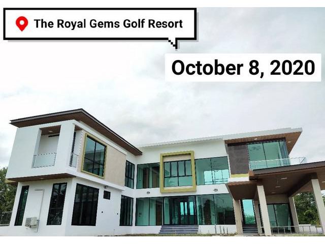 บ้านเดี่ยว 2 ชั้น the royal gems golf resort