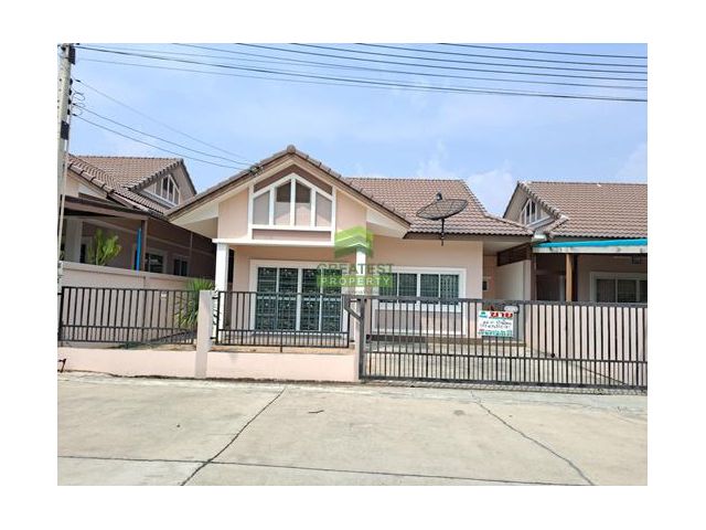 หมู่บ้าน บีลีฟโฮม B Leaf Home บ่อวิน ชลบุรี ขายด่วน บ้านเดี่ยว ชั้นเดียว เนื้อที่ 44 ตร.ว พร้อมอยู่