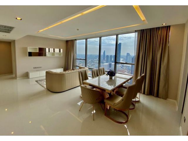 PY11C11 The Bangkok Sathorn ชั้น43 2ห้องนอน 2ห้องน้ำห้องวิวสวยสุด วิวเเม่น้ำ เเละวิวเมือง ระเบียงใหญ่