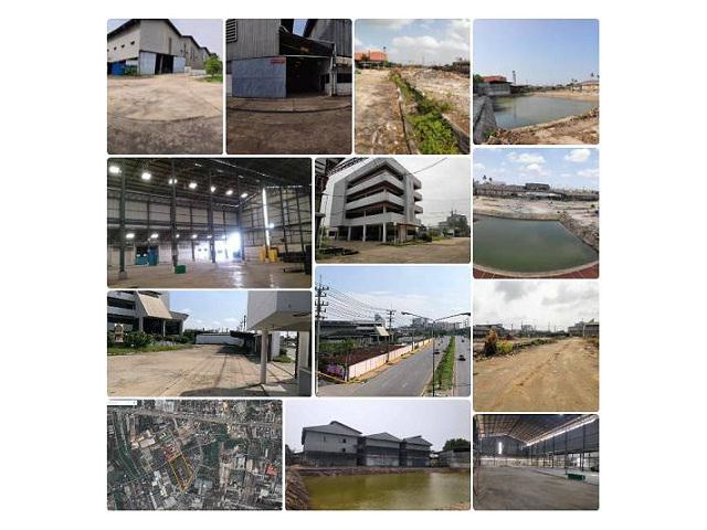 RR139 ให้เช่าที่ดินพร้อมโรงงาน 22 ไร่ 7000 ตรม.ผังเมืองสีม่วง ใกล้ถนนเพชรเกษม ค่าเช่าถูก