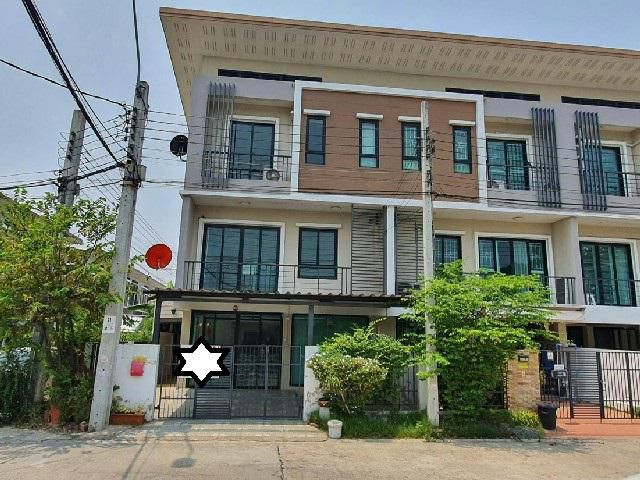 บ้านหัวมุม3ชั้น  MRTตลาดมีนบุรี เดอะโมส สามวา