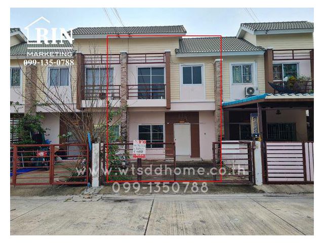 TH-01157 : ทาวน์เฮ้าส์ 2 ชั้น 26.6 ตร.ว. หมู่บ้านสิรภัทร 4