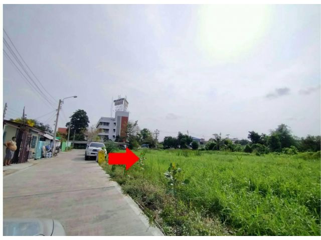ขายที่ดินเปล่า เนื้อที่  721 ตร.ว. ติดสถานีตำรวจ สภ.บางกรวย  ใกล้ The Crystal SB ราชพฤกษ์