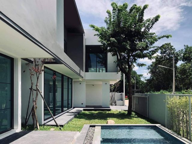 ขายบ้านสร้างใหม่ PoolVilla​ ใน​หมู่บ้าน​วังตาล พื้นที่ใช้สอย​ 324​ ตร.ว.  ราคา 6.95ล้าน