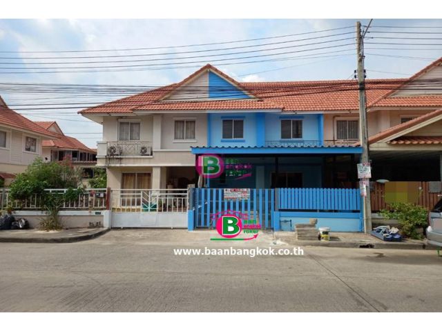 ทาวน์เฮาส์ 2 ชั้น โครงการ พฤกษา D เนื้อที่ 22.5 ตรว. อ.คลองหลวง จ.ปทุมธานี