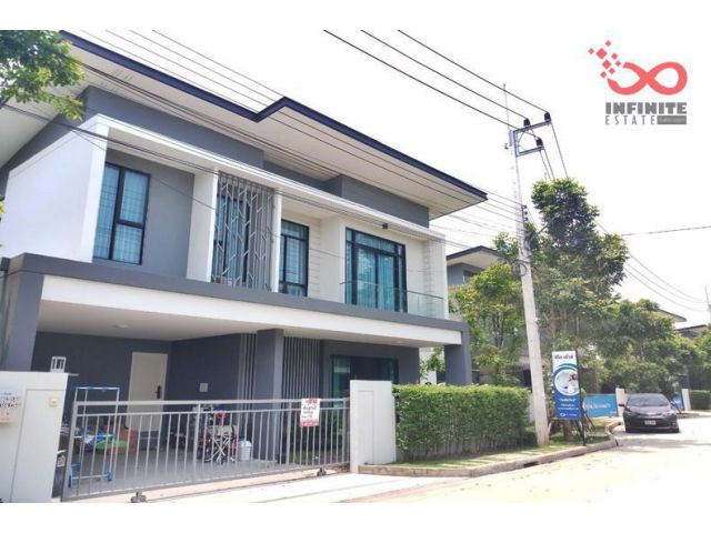 ขายบ้านเดี่ยว 2 ชั้น อีโค เฮ้าส์ รามอินทรา-ลำลูกกา ถนนเลียบมอเตอร์เวย์ ใกล้  BTS คูคต