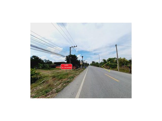 ขายที่ดินติดถนนลาดยางคลอง 11 หนองเสือ