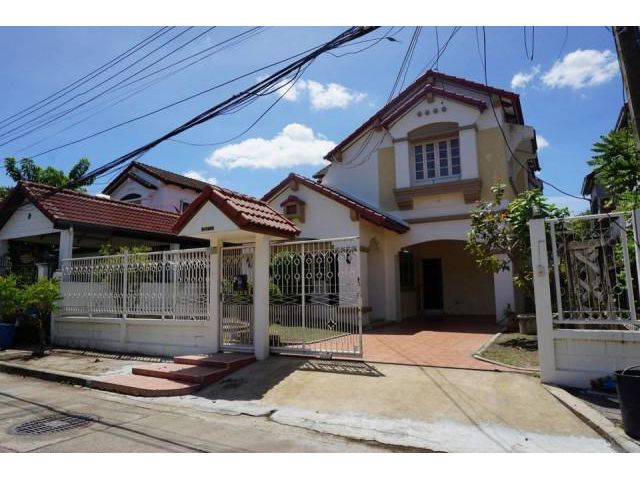 รหัสทรัพย์ B0248 ให้เช่าบ้านเดี่ยว 2 ชั้น หมู่บ้านประชาชื่น ปากเกร็ด
