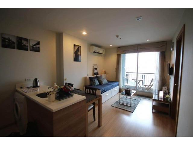 รหัสทรัพย์ B4821 ให้เช่า Rhythm รัชดา-ห้วยขวาง ใกล้ MRT ห้วยขวาง (fully furnished)
