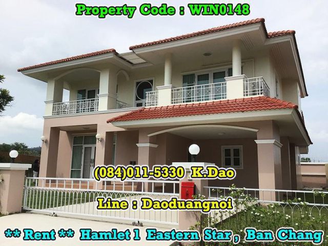 Hamlet 1 Eastern Star Golf Course New Renovation For Rent Rental Fee 40,000 Baht