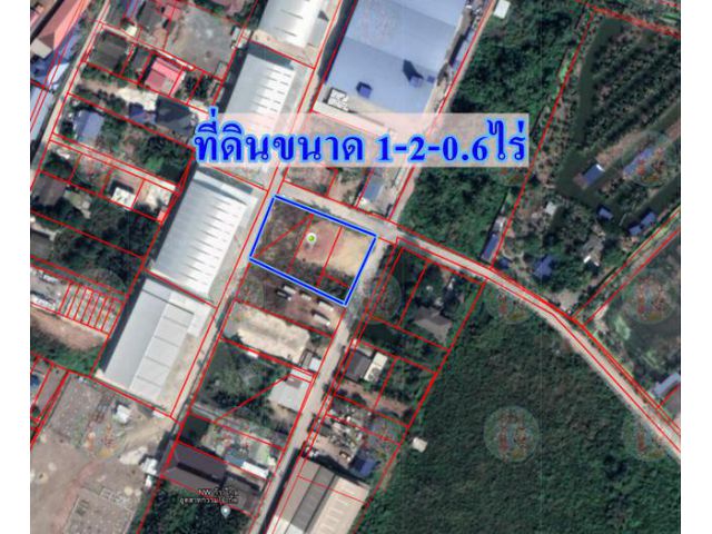 S086 ขายที่ดิน 1.5 ไร่ ติดถนนสามด้าน ราคาถูก ท่าทราย สมุทรสาคร