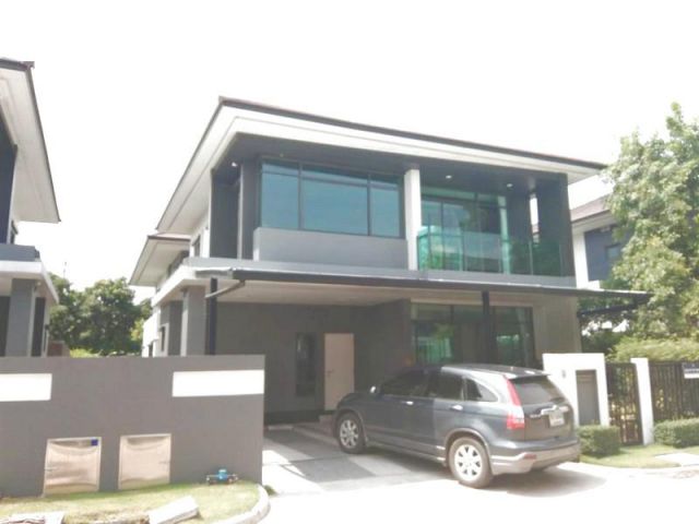 House for Rent ให้เช่าบ้านเดี่ยว 2 ชั้นใกล้โรงเรียนนานาชาติ เศรษฐสิริ กรุงเทพกรีฑา เฟอร์นิเจอร์ครบ