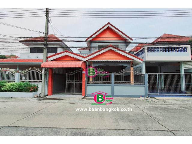 บ้านเดี่ยว 2 ชั้น โครงการ เกษมทอง เนื้อที่ 29 ตรว. ถนนเพชรเกษม เขตหนองแขม