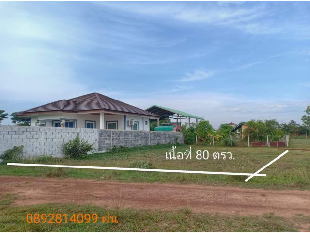 ที่ดินเปล่าเนื้อที่ 80 ตรว.พิกัดหัวสนามบิน บ้าน นิคม-ดงแสนสุข เพียง 520,000 เอกสารโฉนด