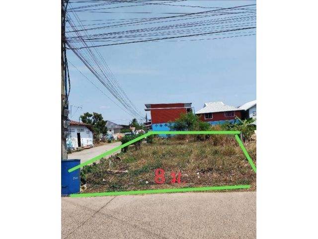 ที่ดินเหมาะสร้างห้องเช่า ราคา 280,000.- บ้านตลาด อ.เดชอุดม จ.อุบลฯ
