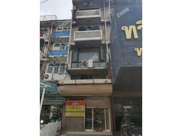 ให้เช่า อาคารพาณิชย์ 5 ชั้น 30 ตร.วา  ติดถนนย่านปิ่นเกล้า จอดรถได้ 2 คัน