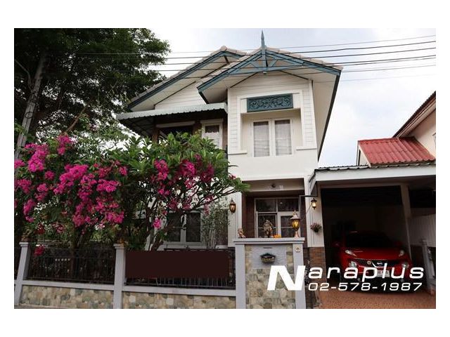64040260 : บ้านแฝด 2 ชั้น มบ.ฟ้าปิยรมย์ หลังริมท้ายซอย 46 ตร.ว. ลำลูกกา คลอง 6 จ.ปทุมธานี