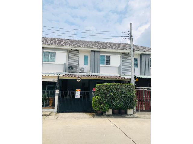 ขายทาวน์เฮาส์2ชั้น หมู่บ้านพฤกษา54 (รหัสทรัพย์202152 )  ต.บางแม่นาง อ.บางใหญ่ จ.นนทบุรี ขนาด 17.40 ตรว.