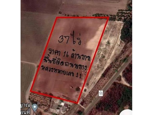 D32ที่ดินเปล่าติดถนน ทางหลวง หมายเลข 11 เนื้อที่  37ไร่ ตำบลห้วยหอม อำเภอตาคลี นครสวรรค์    ติดต่อคุณ สมศักดิ์ Tel: 0982