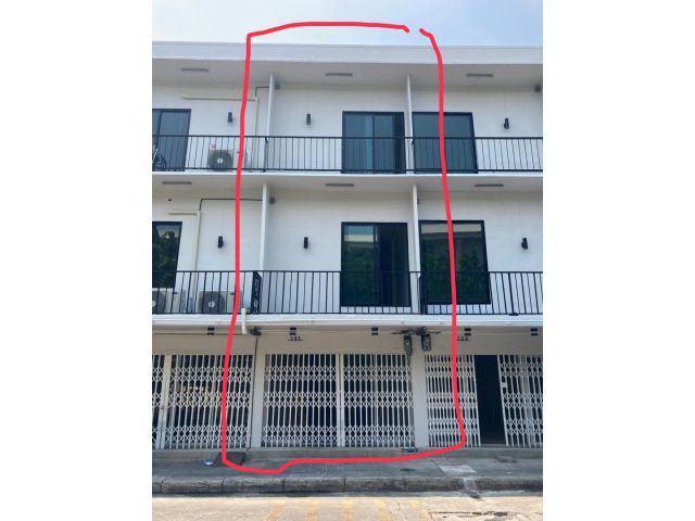 ให้เช่าอาคารพาณิชย์3ชั้น 2ห้องนอน 3ห้องน้ำ