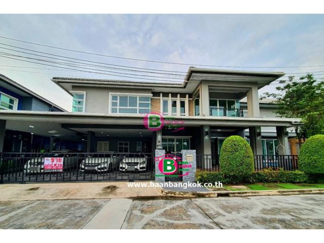 บางกอก บูเลอวาร์ด รามอินทรา 3 หลังใหญ่  6 นอน พร้อมสระว่ายน้ำส่วนตัว เนื้อที่ 101.8 ตรว.