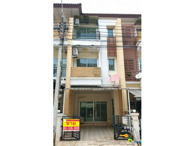 ขายทาวน์โฮม 3 ชั้น มายเพลส (สุขุมวิท 77) สไตล์โมเดิรน์ เดินทางสะดวก ใกล้รถไฟฟ้า BTS อ่อนนุช