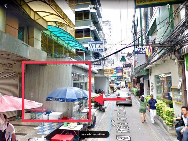 PL141B141 ให้เช่า / for rent พื้นที่ชั้นล่างอาคารพาณิชย์แปลนหัวมุม กว้าง 2