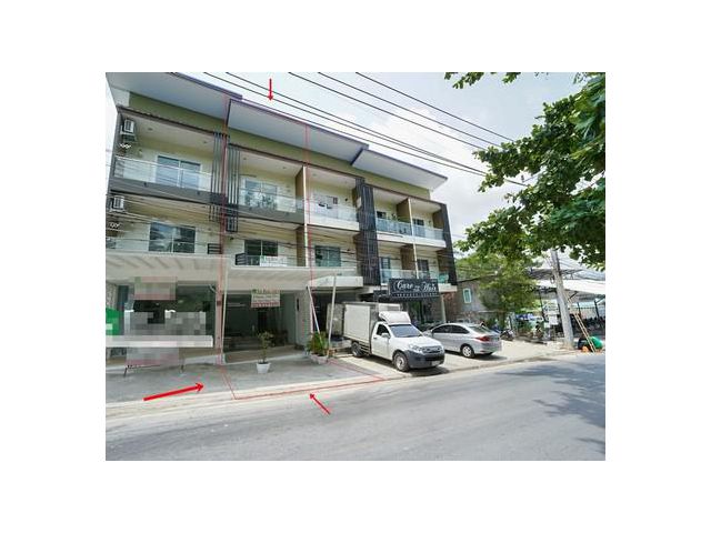 ขายอาคารพาณิชย์ 3 ชั้น 5 ห้อง 5 ห้องน้ำ