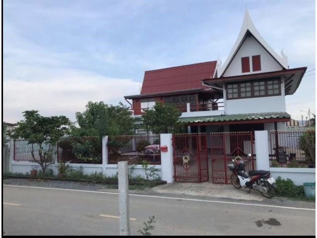 U1096 ให้เช่าบ้านเดี่ยว 2 ชั้น บ้านทรงไทย ถนนรังสิต นครนายก31 ซอยบงกช 65 คลองสอง ปทุมธานี บ้านสร้างเอง ใกล้ห้างและ  ตลาด