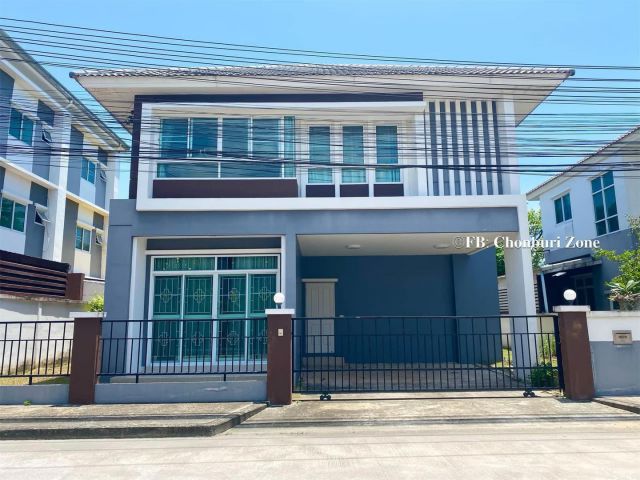 For Rent ให้เช่า ️บ้านเดี่ยว  หมู่บ้านเดอะลิฟวิ่งศรีราชา หนองขาม the Living sriracha