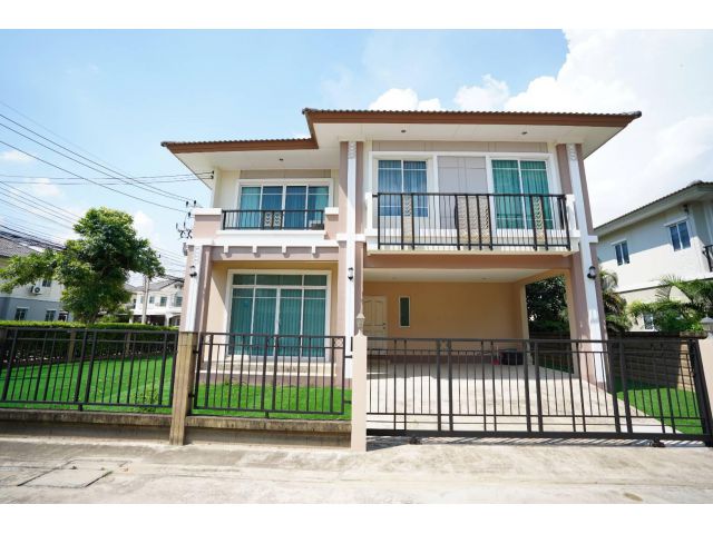 ขายบ้านเดี่ยวหลังมุม หมู่บ้านภัสสร26 ติวานนท์-ราชพฤกษ์ ใกล้​โรบินสันศรีสมาน​ ปทุมธานี