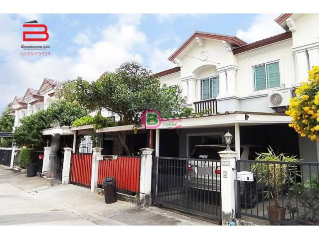 ทาวน์เฮาส์ 2 ชั้น โครงการ เดอะคอนเนค ทางด่วนวัชรพล เนื้อที่ 20.9 ตรว. เขตสายไหม