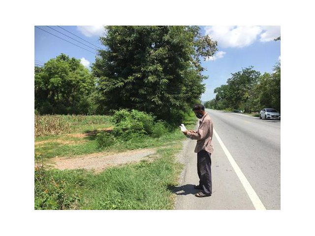 !!ขายที่ดินแปลงสวย!! หน้าที่ติดทางหลวง ต.อู่ทอง อ.อู่ทอง จ.สุพรรณบุรี