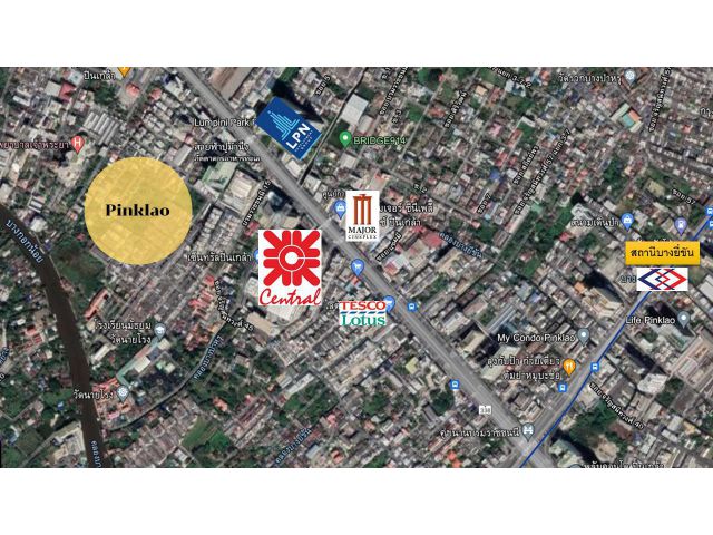 ขายที่ดินเปล่า ถนนบรมราชชนนี สำหรับทำบ้านหรืออพาร์ทเม้น