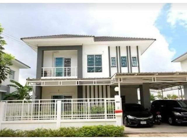 รหัสทรัพย์ B1015 ให้เช่าบ้าน แลนซีโอ คริป ปิ่นเกล้า-วงแหวน(ส้มเกลี้ยง)