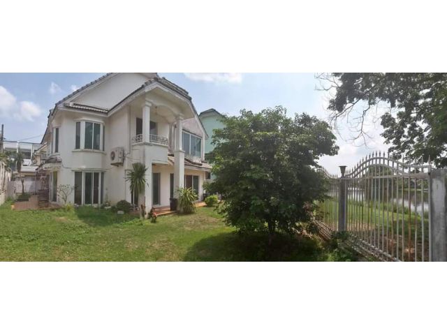 บ้านเดี่ยวริมน้ำ รามคำแหง150  ทำเลรถไฟฟ้า