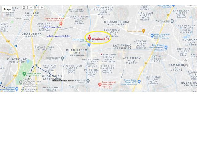 ขายที่ดิน ลาดพร้าววังหิน  85  เขตลาดพร้าว  พื้นที่  2 ไร่