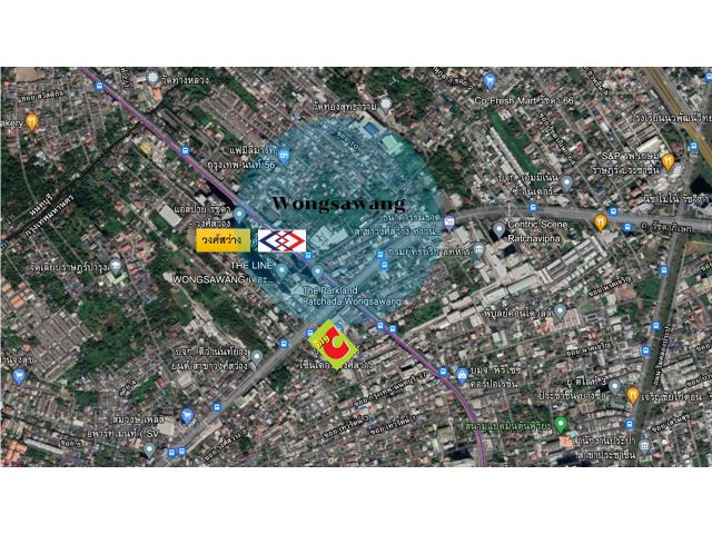 ขายที่ดินเปล่า ถนนกรุงเทพ – นนทบุรี ตารางวาละ 70,500 บาท เหมาะสำหรับทำคอนโด