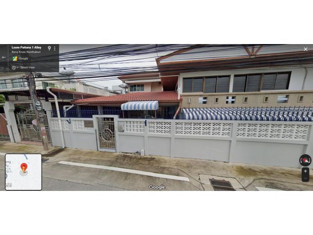 บ้านเดี่ยว 2 ชั้น 61 ตร.ว. ถนนบางกรวย-ไทรน้อย ซอยลุ่มพัฒนา1 (หลัง กฟผ.)