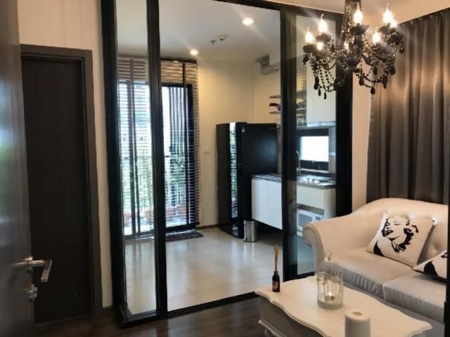 รหัสทรัพย์ V5115 ให้เช่า The Base Park West สุขุมวิท 77 (ห้องมุม วิวสวนตกแต่งครบ มีเครื่องซักผ้า)