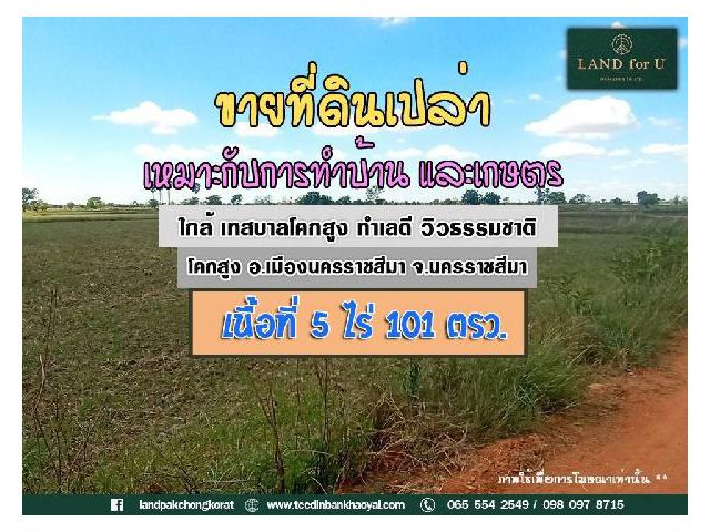 ถูกสุดในย่านนี้ #ขายที่ดิน โคกสูง ทำเลดี วิวธรรมชาติ  #ใกล้ เทสบาลโคกสูง #เหมาะกับการทำบ้าน และเกษตร