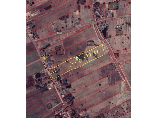 ที่ดินติดถนน 21-0-89 ไร่ อ.พยุหะคีรี ขายถูกมาก