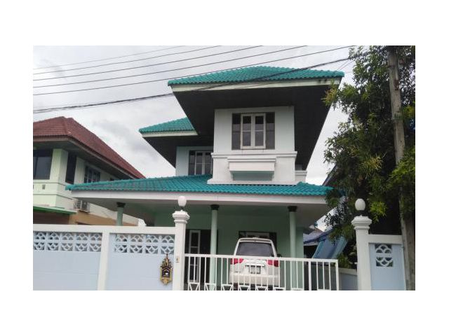 N159 ขายบ้านเดี่ยว 2 ชั้น หมู่บ้านณัฐชา กรีนวิลล์ ซ. กันตนา บางใหญ่ นนทบุรี ทำเลดีเดินทางสะดวก ใกล้ห้างใกล้ตลาดและทาง  ด